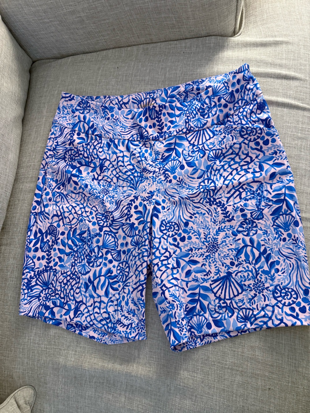Lilly Pulitzer Pink & Blue Tropical Print Shorts